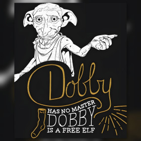 Freier Elf Dobby Diamantmalerei Harry Potter glänzende Strasssteine