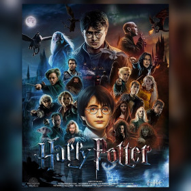 Diamond painting Harry Potter armée Dumbledore strass brillants mosaïque sorciers