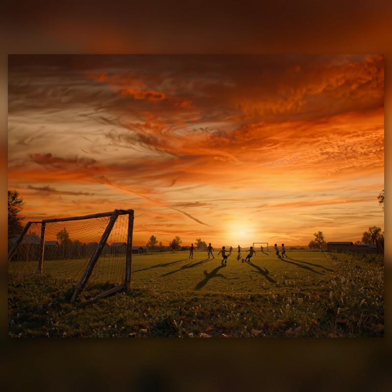 Match Au Crépuscule Doré