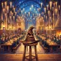 Sprechender Hut in der Großen Halle von Hogwarts