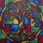Stained Glass Tree of Life