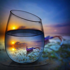  Glas-Seetang Diamond Painting Glaswaren