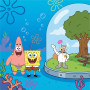 SpongeBob Patrick and Sandy in Bikini Bottom