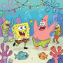SpongeBob und Patrick tanzen auf der Party