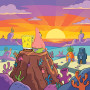 SpongeBob e Patrick al tramonto a Bikini Bottom