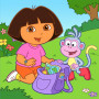 Dora et Babouche ouvrant Sac à dos