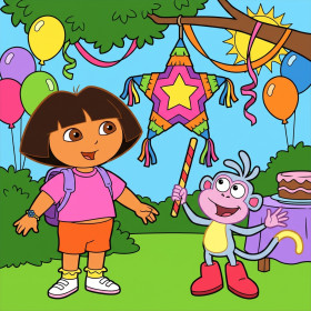 Festa di compleanno con Dora e Boots