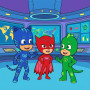 Catboy Owlette and Gekko in the Headquarters Tower