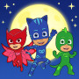 Catboy Owlette and Gekko Under the Moon