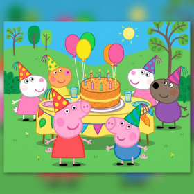 Fête d'anniversaire de Peppa et George