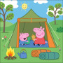 Peppa and George Camping in a Tent