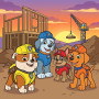 Rubble and the Construction Crew at Sunset