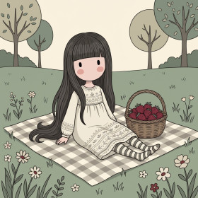 Picnic di Gorjuss tra le Fragole