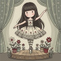 Gorjuss Ballerina on Flower Stage