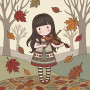 La Violoniste du Parc d’Automne