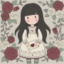 Gorjuss Love Letter and Roses