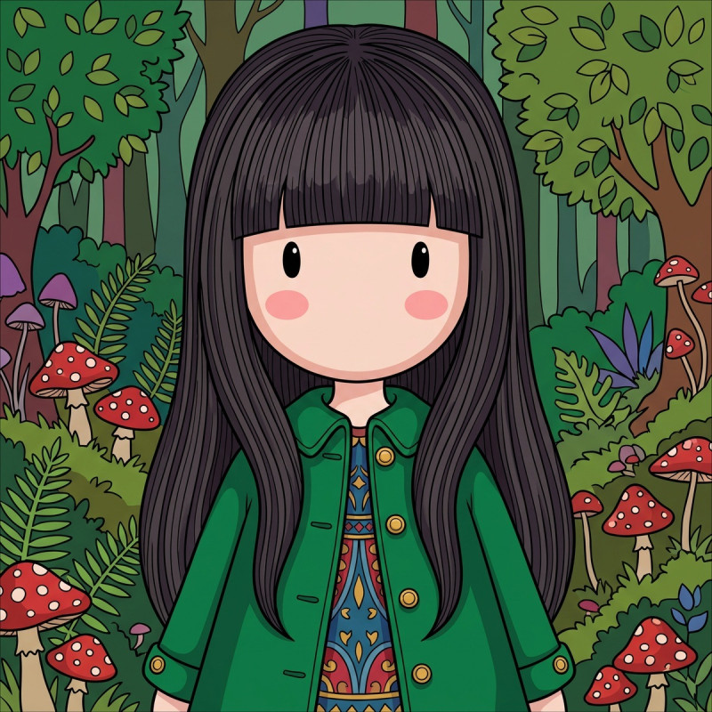 Gorjuss Emerald Forest Girl