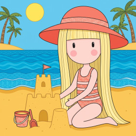 Gorjuss et son château de sable