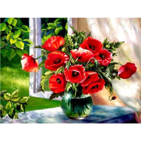  Hortensiabloemen Diamond Painting bloemen