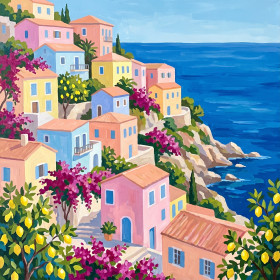 Pastel Positano by the Sea