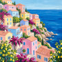 Pastel Positano aan Zee