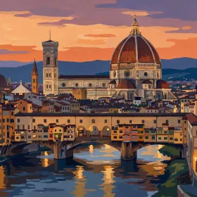 Florence au Crépuscule