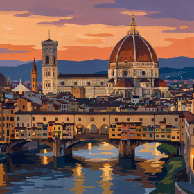 Florenz im Abendlicht