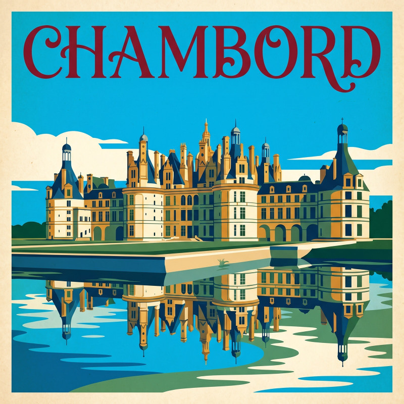 Castello di Chambord Riflesso