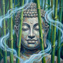Bouddha dans la Brume de Bambous