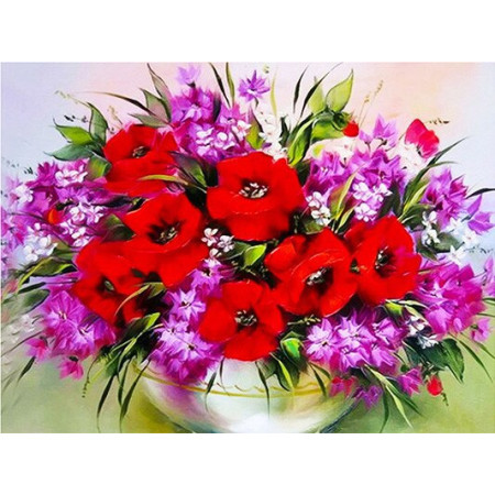  Stoboli Flowers Diamond Painting Flowers