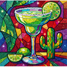 Margarita au sel et cactus