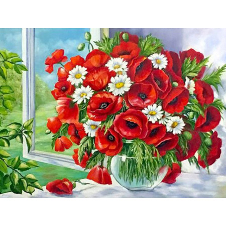  Saturne Diamond Painting Fleurs