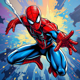Spider-Man en plein élan urbain