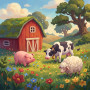 Ferme à la Grange Rouge et Animaux