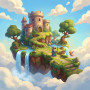 Mage and Dragon Floating Castle