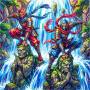 Duello tra Ninja alla Cascata