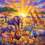 Savannah Sunrise African Wildlife Assembly