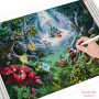  Landschaft: Der Wald der Wunder Diamond Painting Wald