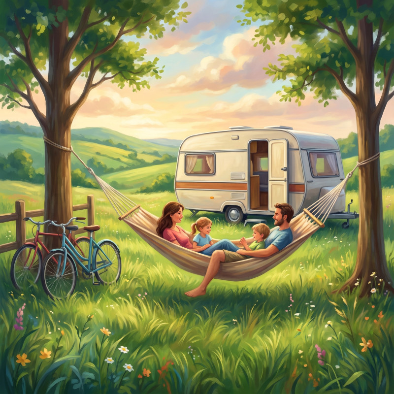 Family Caravan Meadow Camp