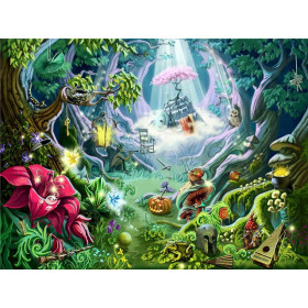  Landschaft: Der Wald der Wunder Diamond Painting Wald