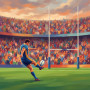 Stadium Conversion Kick Under Lights