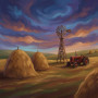 Haystacks, Windmill and Tractor Farm