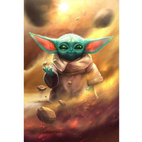  Baby Yoda: De kracht van schattigheid Diamond Painting Disney