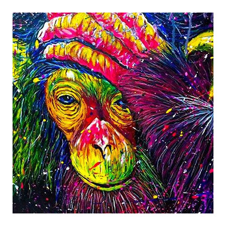  Galactic Monkey Monkey Diamond Painting