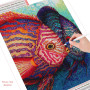  Kleurrijk Discus Fish Duo Diamond Painting Vissen