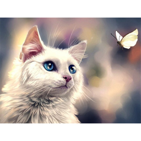  Le Rêve Bleu Diamond Painting Chats
