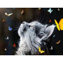  Cat: Butterfly Dreamerie Diamond Painting Gatti