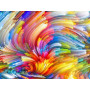  Abstrait Le Tourbillon Coloré Diamond Painting Abstrait