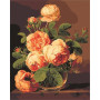  Oranje bloemenboeket Diamond Painting bloemen