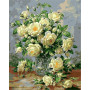  Flowers: Il bouquet di rose bianche Diamond Painting Fiori
